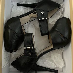 Michael Kors Black Leather Heels